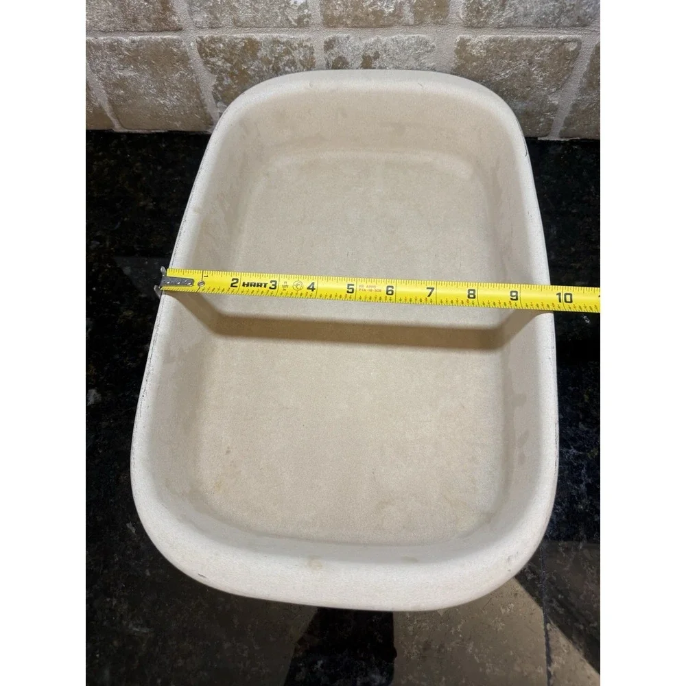 Pampered‎ Chef 9x13 Baker Stone Pan Rectangle Casserole Lasagna Pan